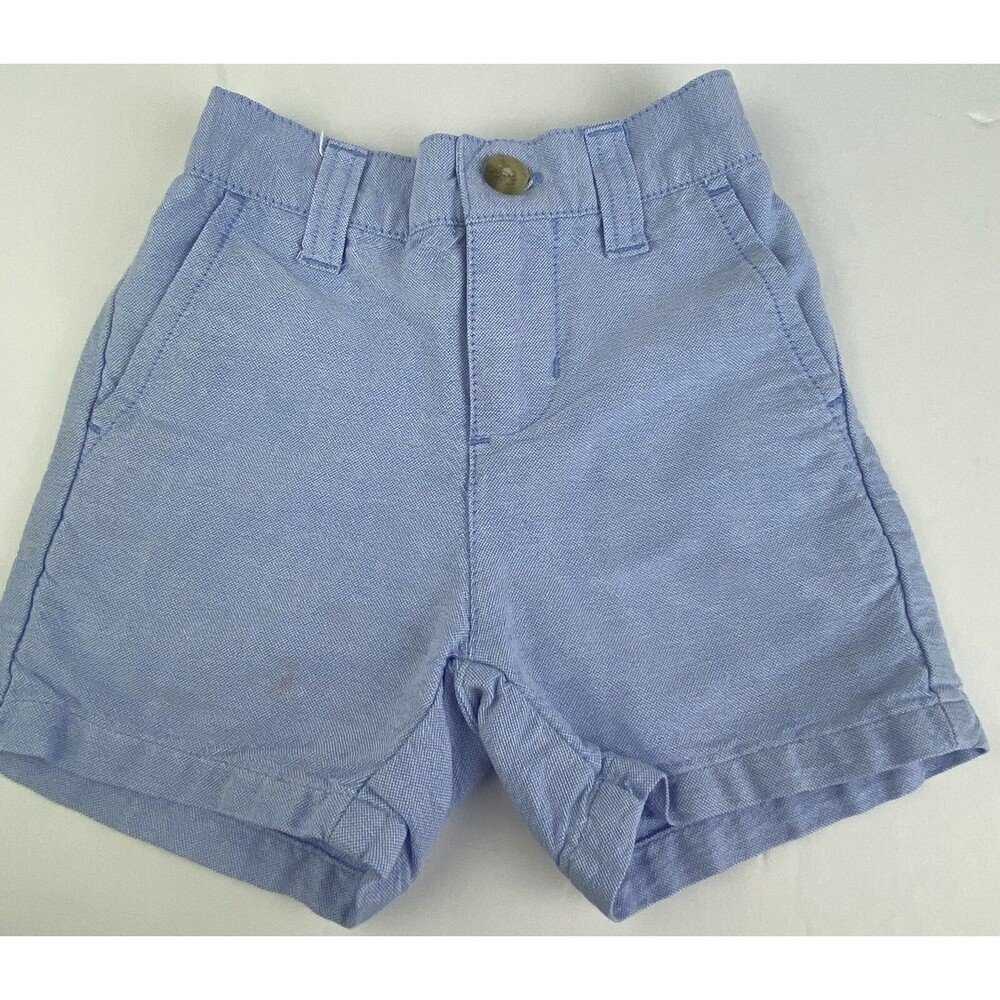 Janie and Jack baby boy Blue Cotton shorts size 3-6 months
